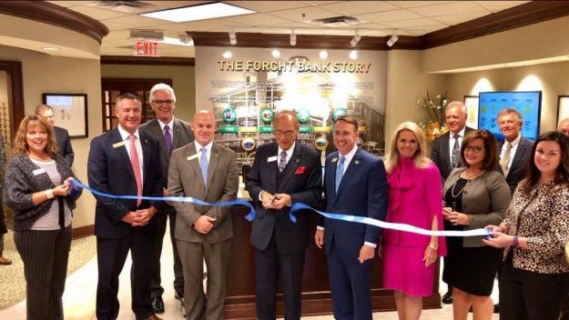 grand reveal ribbon cutting