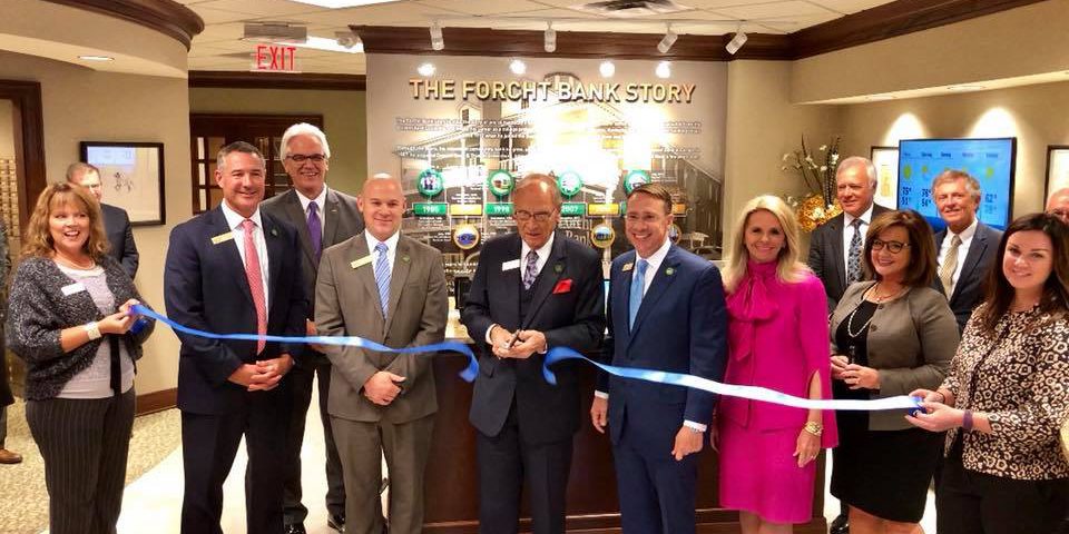 grand reveal ribbon cutting